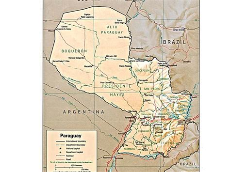 Mapa de Paraguay | Descarga los mapas de Paraguay