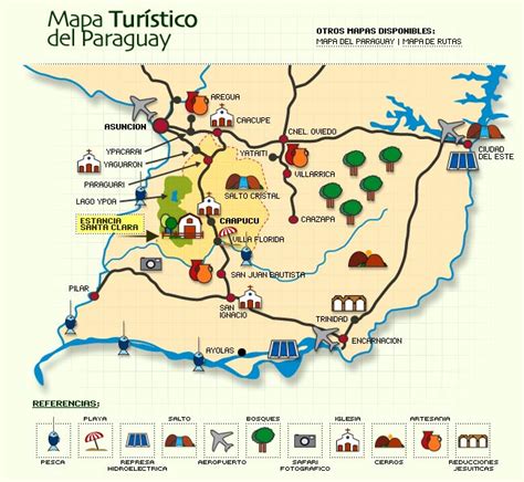 Mapa de Paraguay   Mapa Físico, Geográfico, Político ...
