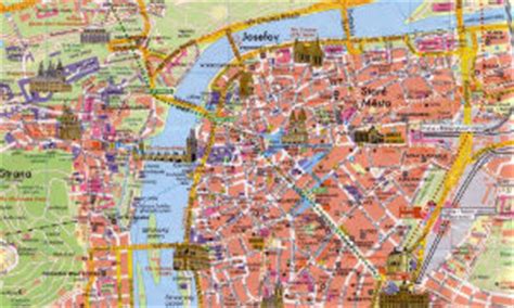 Mapa de Praga, plano del metro, mapa del Castillo de Praga ...
