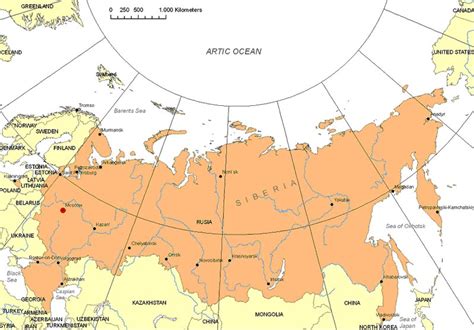 Mapa De Rusia Actual | My blog