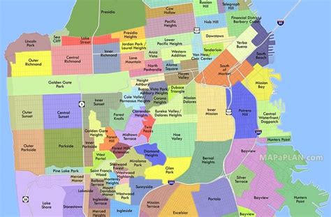Mapa de San Francisco | TurismoEEUU | Sitios tuísticos ...