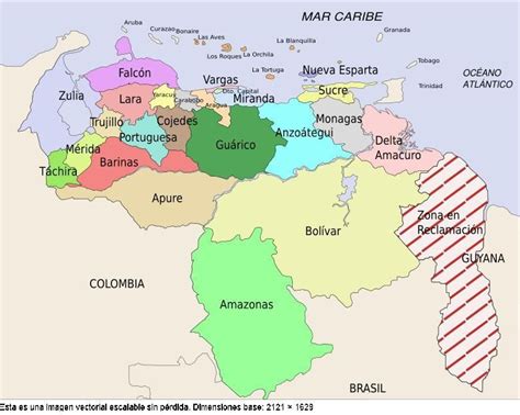 mapa de venezuela con puntos cardinales   Buscar con ...