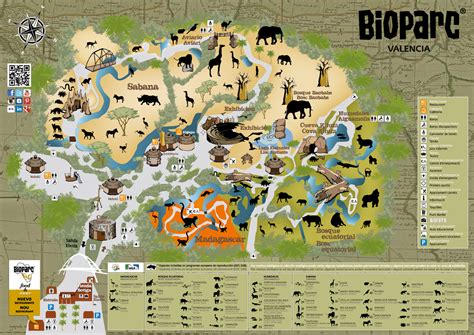 Mapa del Bioparc | Love Valencia