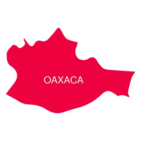 Mapa del estado de Oaxaca Descargar PNG/SVG transparente