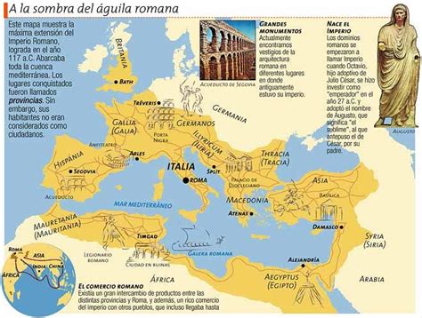 Mapa del imperio romano en Pinterest | Mapa de geografía ...