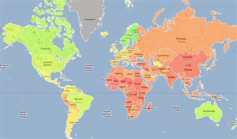 Mapa Del Mundo Paises | threeblindants.com
