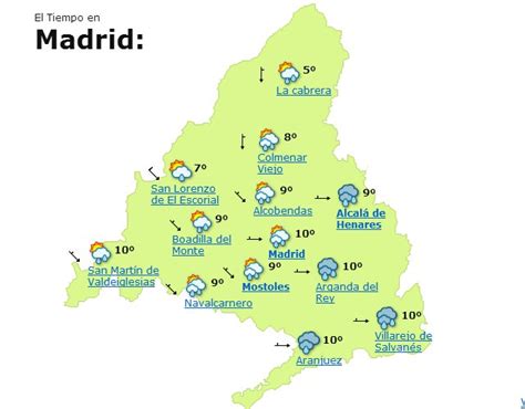 Mapa Del Tiempo En Madrid | My blog
