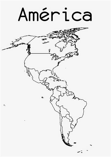 Mapa Dos Continentes Para Imprimir