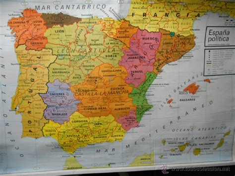 mapa escuela   españa politica y peninsula iber   Comprar ...