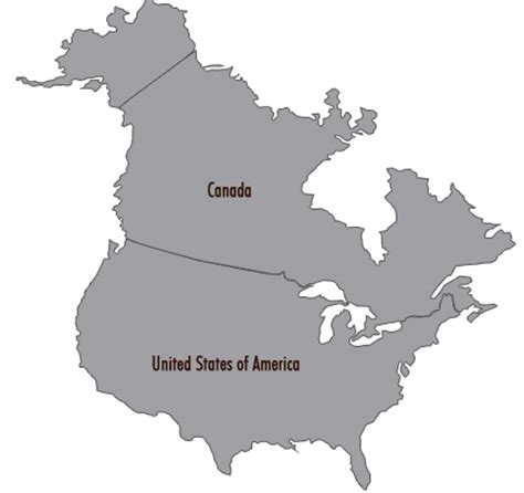 Mapa Estados Unidos Y Canada | My blog