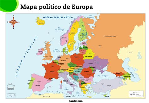 Mapa Fisico De Europa Con Nombres