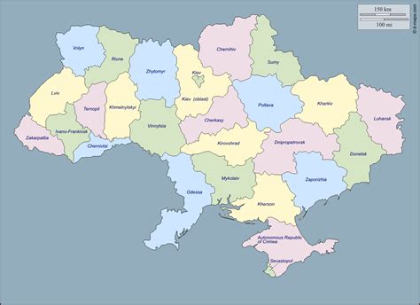 Mapa General de Ucrania