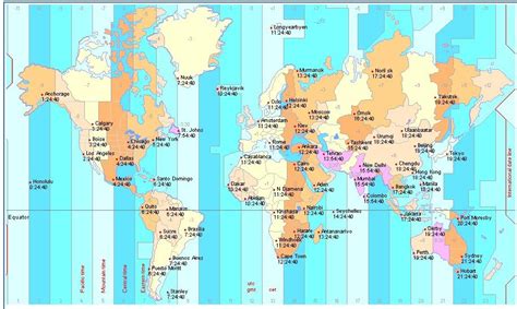 Mapa Husos Horarios | threeblindants.com