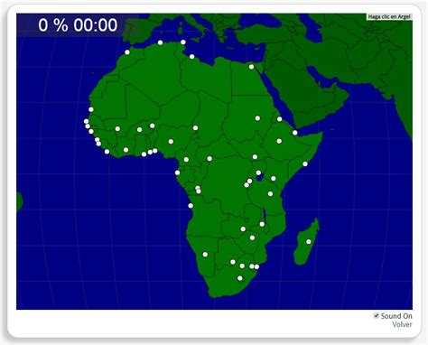 Mapa interactivo de África África: Capitales. Seterra ...