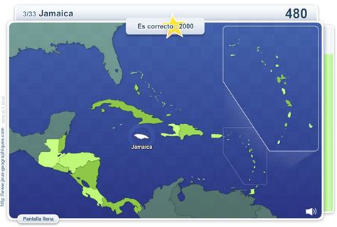 Mapa interactivo de América Central Geo Quizz América ...
