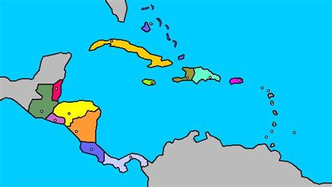 Mapa interactivo de América Central y El Caribe: países y ...