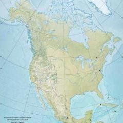 Mapa interactivo de América del Norte Ríos y lagos de ...