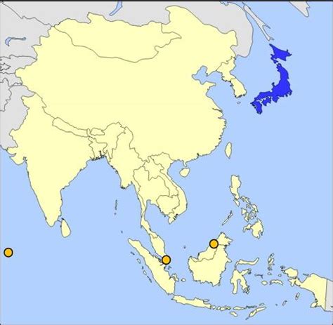 Mapa interactivo de Asia Países de Asia Oriental  JetPunk ...