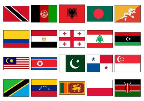Mapa interactivo de Banderas del mundo Banderas de Países ...