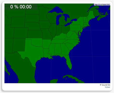 Mapa interactivo de Estados Unidos Estados Unidos: Estados ...