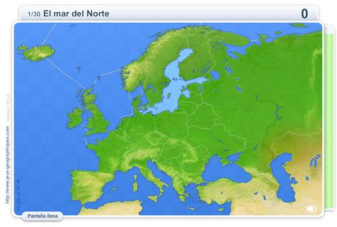 Mapa interactivo de Europa Geografía física de Europa ...