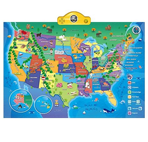 Mapa interactivo de los Estados Unidos Libro Viral