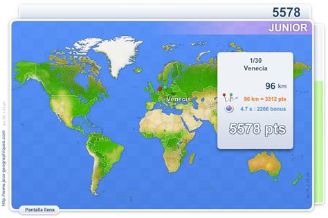 Mapa interactivo del Mundo Ciudades de Mundo Junior ...