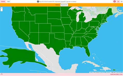 Mapa interactivo. ¿Dónde está? Estados de USA   Mapas ...