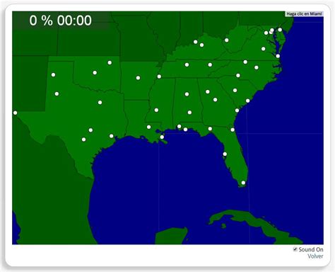 Mapa interactivo Estados Unidos Estados Unidos: Ciudades ...