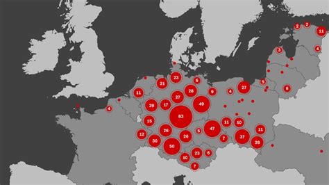 Mapa: las cifras de los campos de la muerte nazis ...