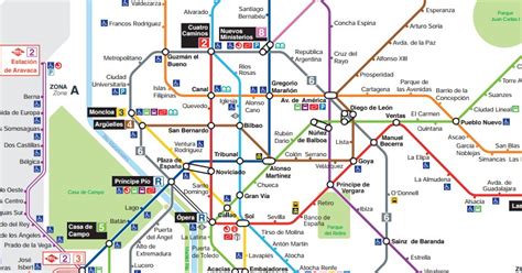 Mapa Metro Madrid 2017: plano actualizado