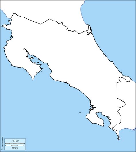 Mapa Mudo Costa Rica