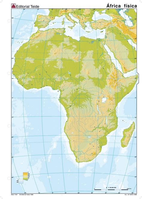 Mapa Mudo De Africa Fisico Interactivo