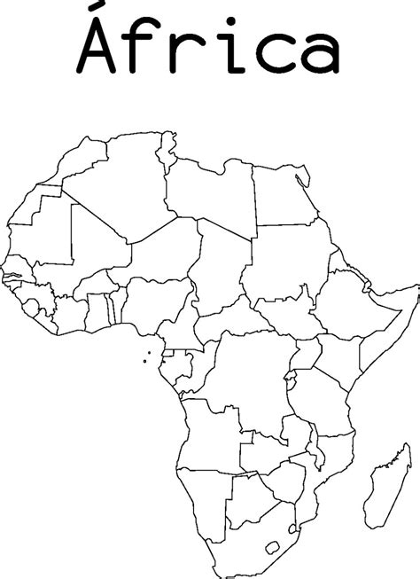 mapa mudo de africa para imprimir | laclasedeptdemontse