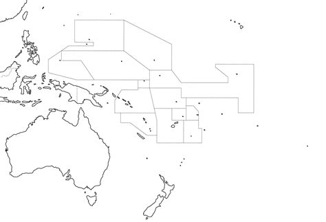 Mapa Mudo De Oceania Politico Para Imprimir