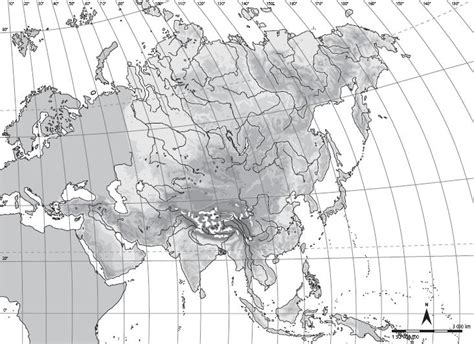 Mapa mudo fisico asia para imprimir   Imagui
