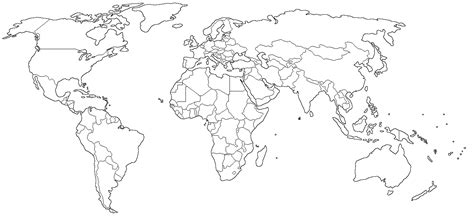 Mapa Mudo Político del Mundo   mapa.owje.com