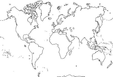 Mapa mundi para imprimir   Imagui | Astronomía | Pinterest ...