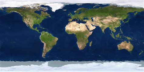 Mapa Mundi Por Satelite