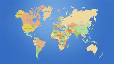 Mapa mundial con nombres HD Imagui