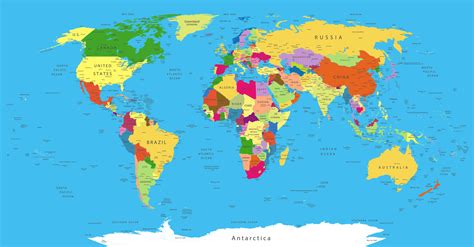 Mapa mundial con nombres