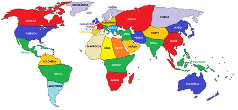 mapa mundo com apenas 30 países | charlezine