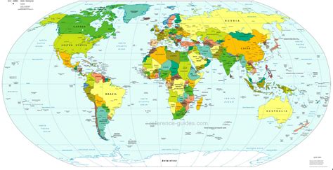 Mapa para imprimir del Mundo Atlas