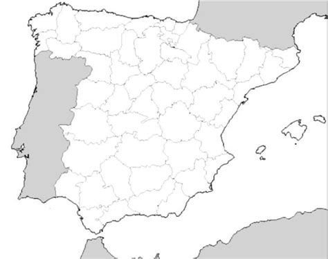 Mapa Península Ibérica | My blog