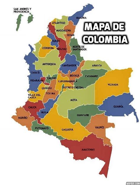 Mapa politico colombia con capitales   Imagui