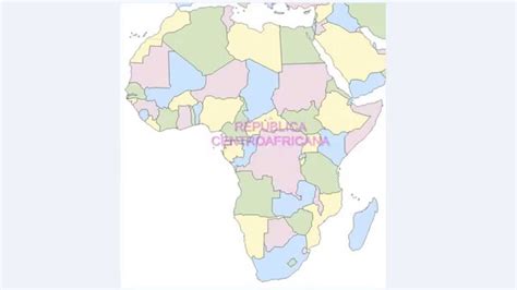 Mapa político de África actualizado 2017. fixmar   YouTube