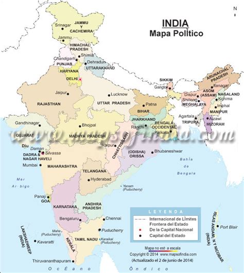 Mapa Político de India