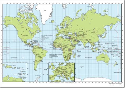 Mapa político del Mundo en color Mapa de países del Mundo ...