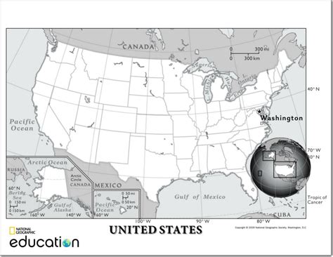Mapa político mudo de Estados Unidos Mapa de estados y ...