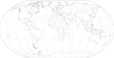 Mapa político mudo del Mundo para imprimir Mapa de países ...